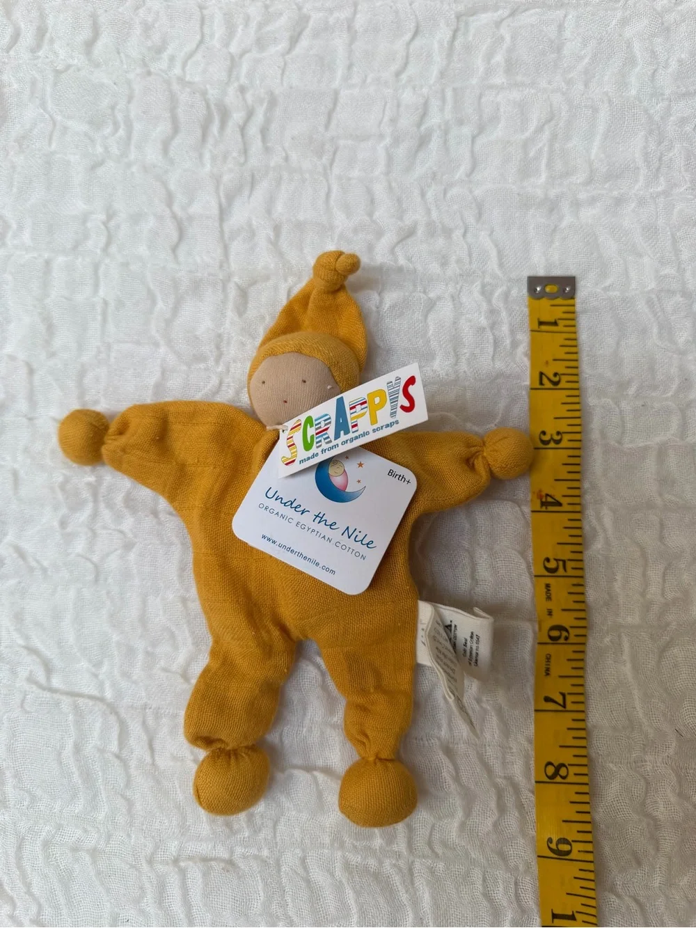 NWT Under the Nile Organic Cotton Baby Lovey